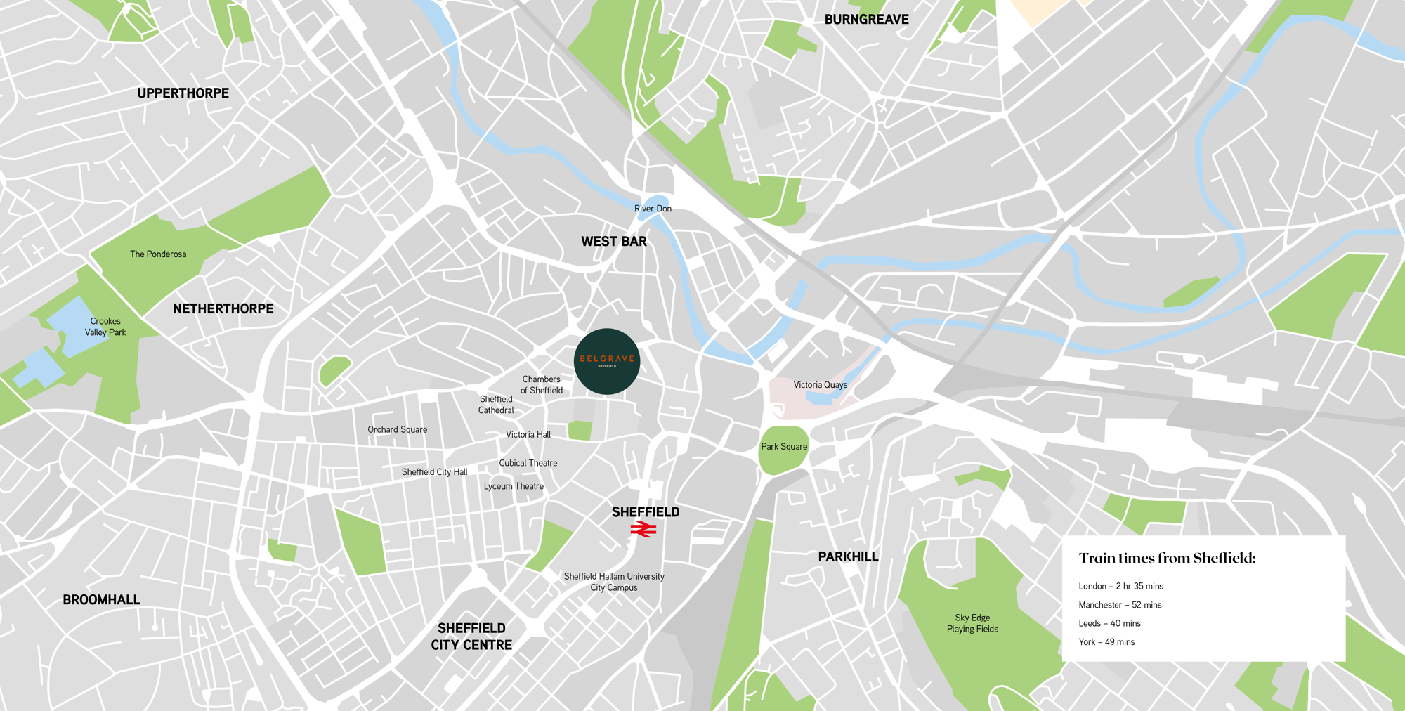 Belgrave Sheffield Map