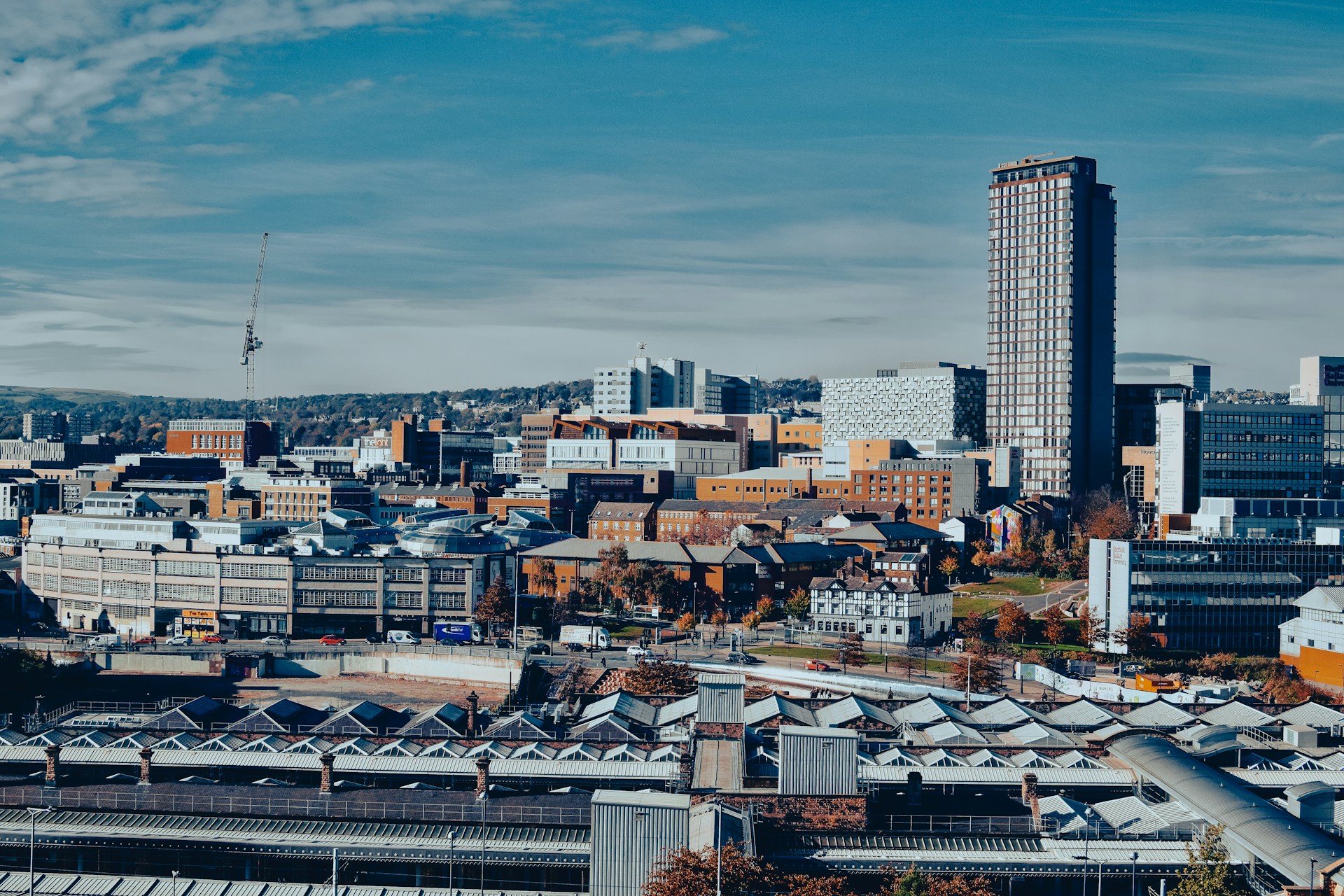 Sheffield city centre unsplash
